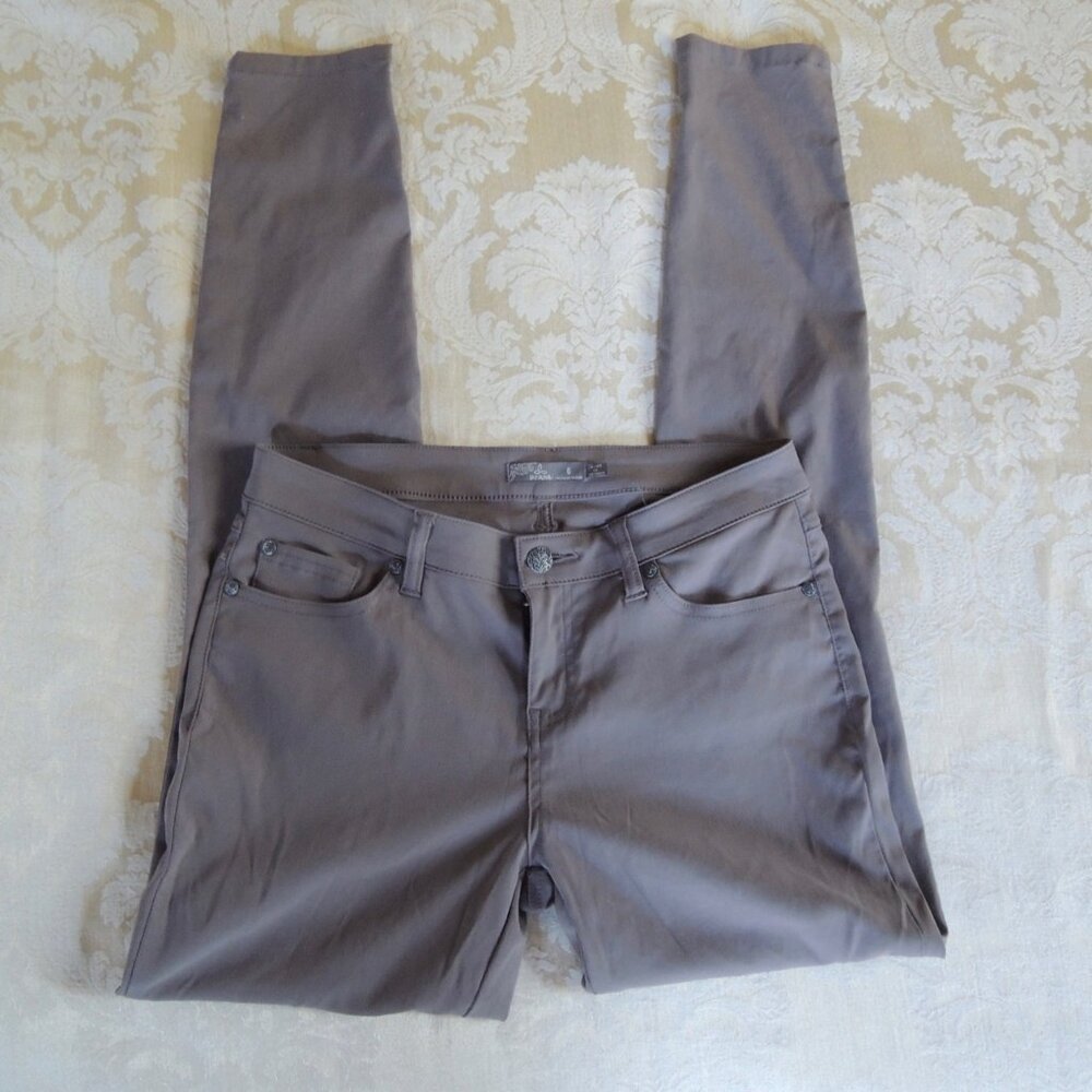 Prana Sretchy Gray Skinny Leg Adventure Outdoor Pants 6